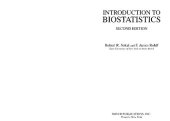 book Introduction to Biostatistics: Second Edition (Dover Books on Mathematics)