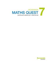 book Jacaranda Maths Quest 7 Australian Curriculum