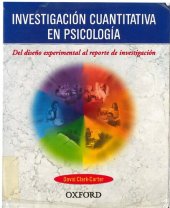 book Investigación Cuantitativa en Psicología. del diseño experimental al reporte de observación