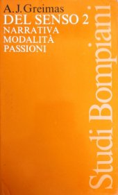 book Del Senso 2. Narrativa, modalità, passioni