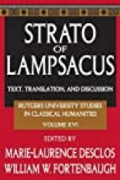 book Strato of Lampsacus: Text, Translation, and Discussion