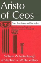 book Aristo of Ceos: Text, Translation, and Discussion