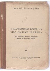 book O mandonismo local na vida política brasileira e outros ensaios