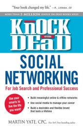 book Knock Em Dead Social Networking: For Job Search & Professional Success