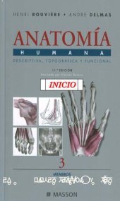 book Anatomía Humana Descriptiva, topográfica y funcional. Tomo 3. Miembros