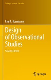 book DESIGN OF OBSERVATIONAL STUDIES.