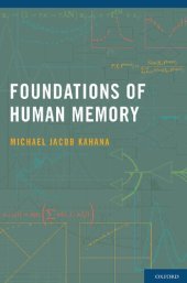 book Foundations of Human Memory