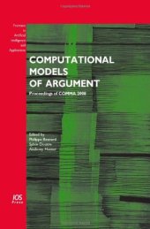 book Computational Models of Argument: Proceedings of COMMA 2008