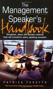 book Management Speaker's Handbook