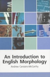 book An introduction to English morphology: words and their structure