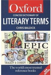 book The Concise Oxford Dictionary of Literary Terms