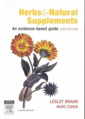 book Herbs and Natural Supplements: An Evidence Based Guide