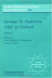 book Groups St. Andrews 2001 in Oxford