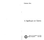 book A Significação no Cinema