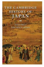 book The Cambridge History of Japan series - Ancient Japan (Volume 1 of 6)