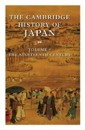 book The Cambridge History of Japan series - The Nineteenth Century (Volume 5 of 6)