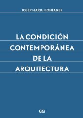 book Condición contemporánea de la arquitectura