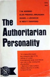 book The Authoritarian Personality