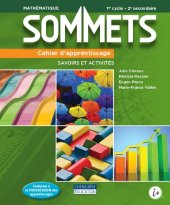 book Sommets : mathématique. Cahier d'apprentissage : savoirs et activités