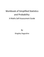 book Workbook of Simplified Statistics and Probability: A Maths Self-Assessment Guide