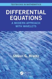 book Differential Equations: A Modern Approach with Wavelets (Textbooks in Mathematics)