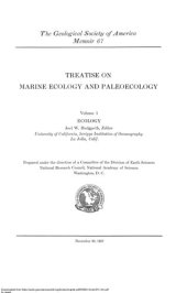 book Treatise on Marine Ecology and Paleoecology