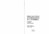 book Precalculus Mathematics in a Nutshell: Geometry, Algebra, Trigonometry