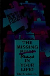 book PSYCH-K … The Missing Piece/Peace In Your Life