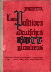 book Vom Positiven Deutschen Gottgläubens