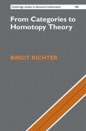 book From Categories to Homotopy Theory