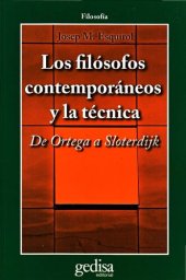 book Los filósofos contemporáneos y la técnica