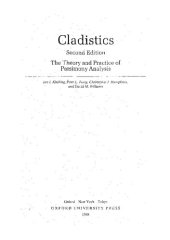 book Cladistics: The Theory and Practice of Parsimony Analysis