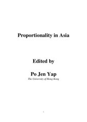 book Proportionality in Asia