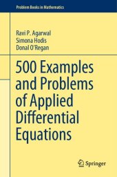 book 500 Examples and Problems of Applied Differential Equations (Problem Books in Mathematics)