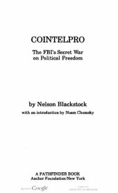 book Cointelpro: The FBI's Secret War on Political Freedom