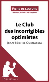 book Le Club des incorrigibles optimistes de Jean-Michel Guenassia