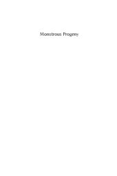 book Monstrous progeny: a history of the Frankenstein narratives