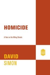 book Homicide: A Year on the Killing Streets