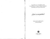 book ¿Qué es un pueblo?