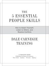 book The 5 Essential People Skills: How to Assert Yourself, Listen to Others, and Resolve Conflicts