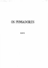 book Os Pensadores 26