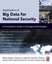 book Application of big data for national security: a practitioner's guide to emerging technologies