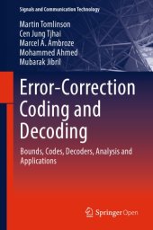 book Error-Correction Coding and Decoding Bounds, Codes, Decoders, Analysis and Applications