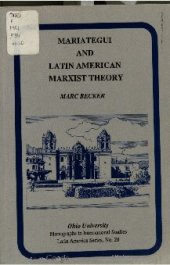 book Mariategui and Latin American Marxist Theory