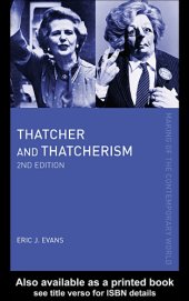 book Thatcher and Thatcherism