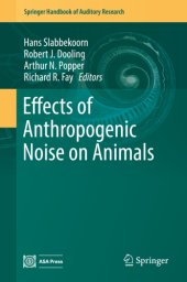 book Effects of Anthropogenic Noise on Animals