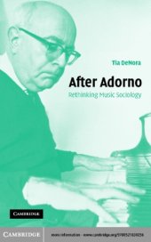 book After Adorno: rethinking music sociology