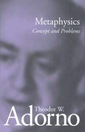 book Metaphysics concept and problems