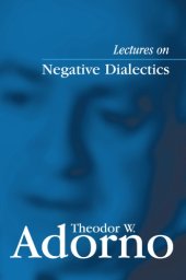 book Negative dialectics