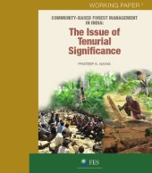 book Community-based forest management in India: the issue of tenurial significance